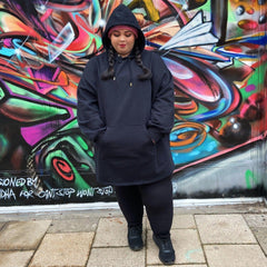 Longline Hoodie - Noir - Snag