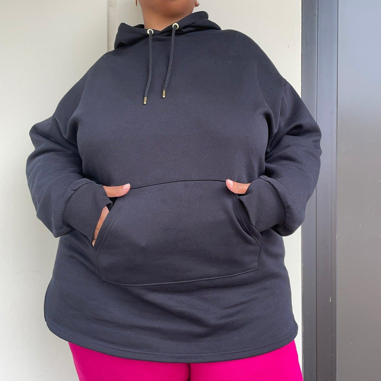 Sweat à capuche long en coton biologique