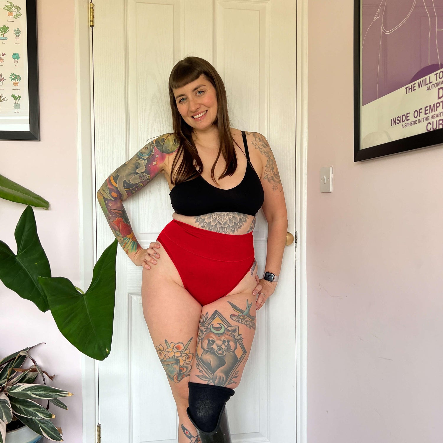 Culotte super haute en coton biologique - Lobster