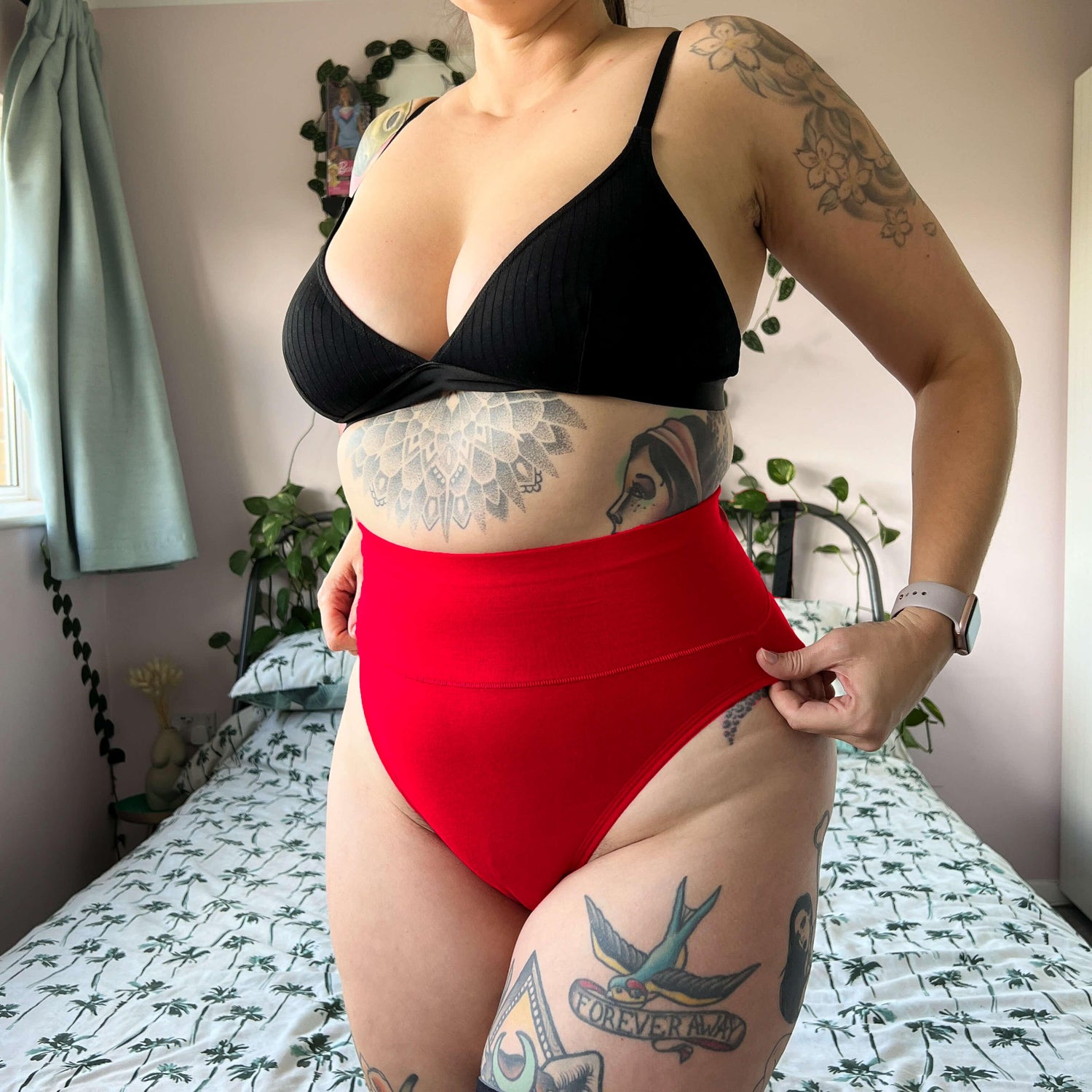 Culotte super haute en coton biologique - Lobster