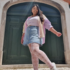 Collant - 40 Denier Diamonds - Pétale De Rose