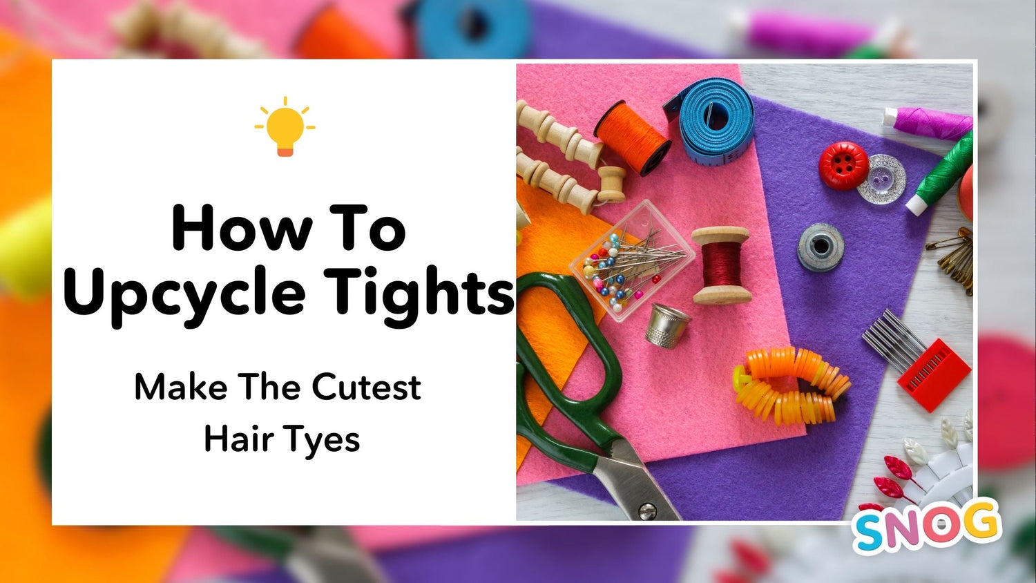 Craft Hack: come riciclare i collant per creare cravatte per capelli! - Snag
