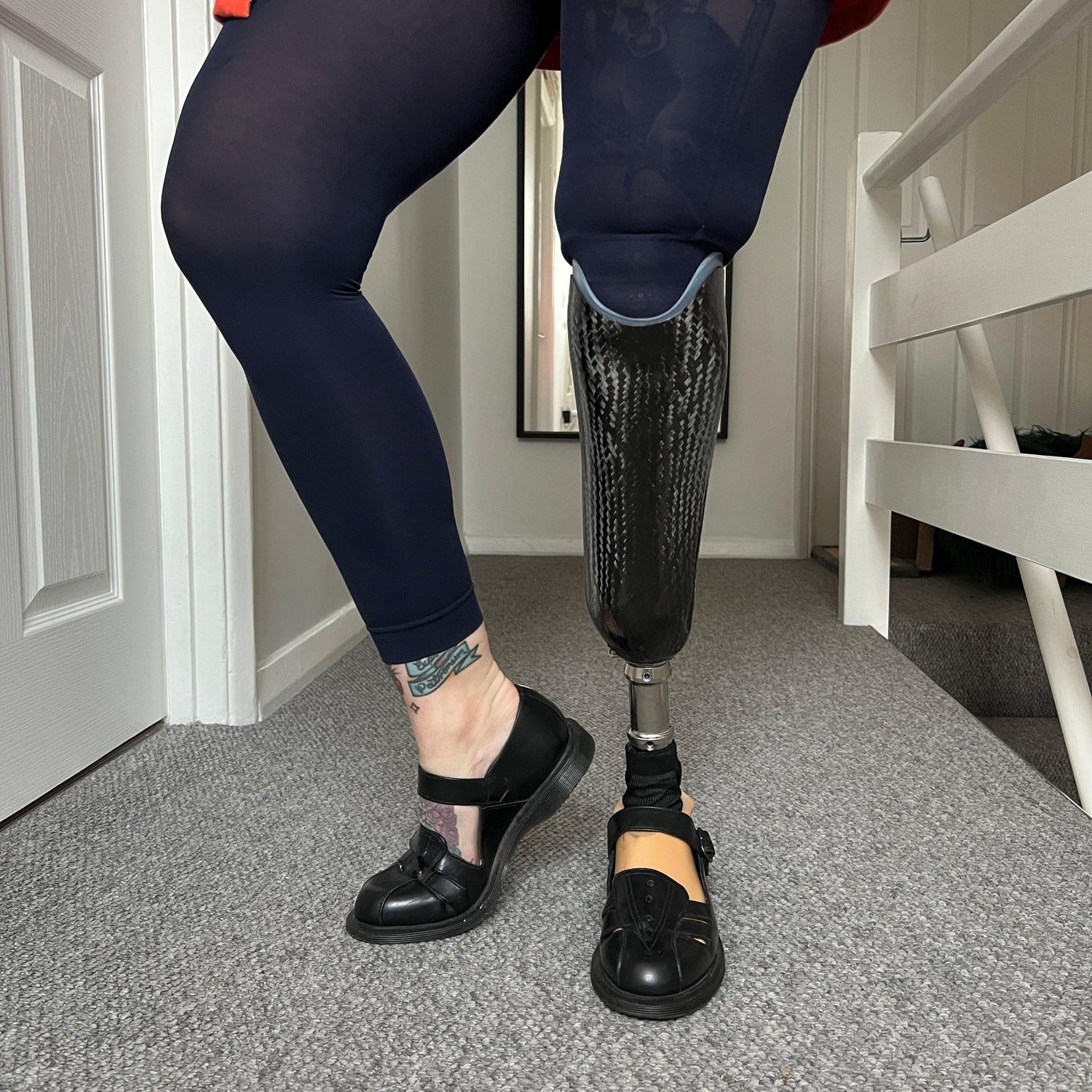 Collant senza piede - Navy