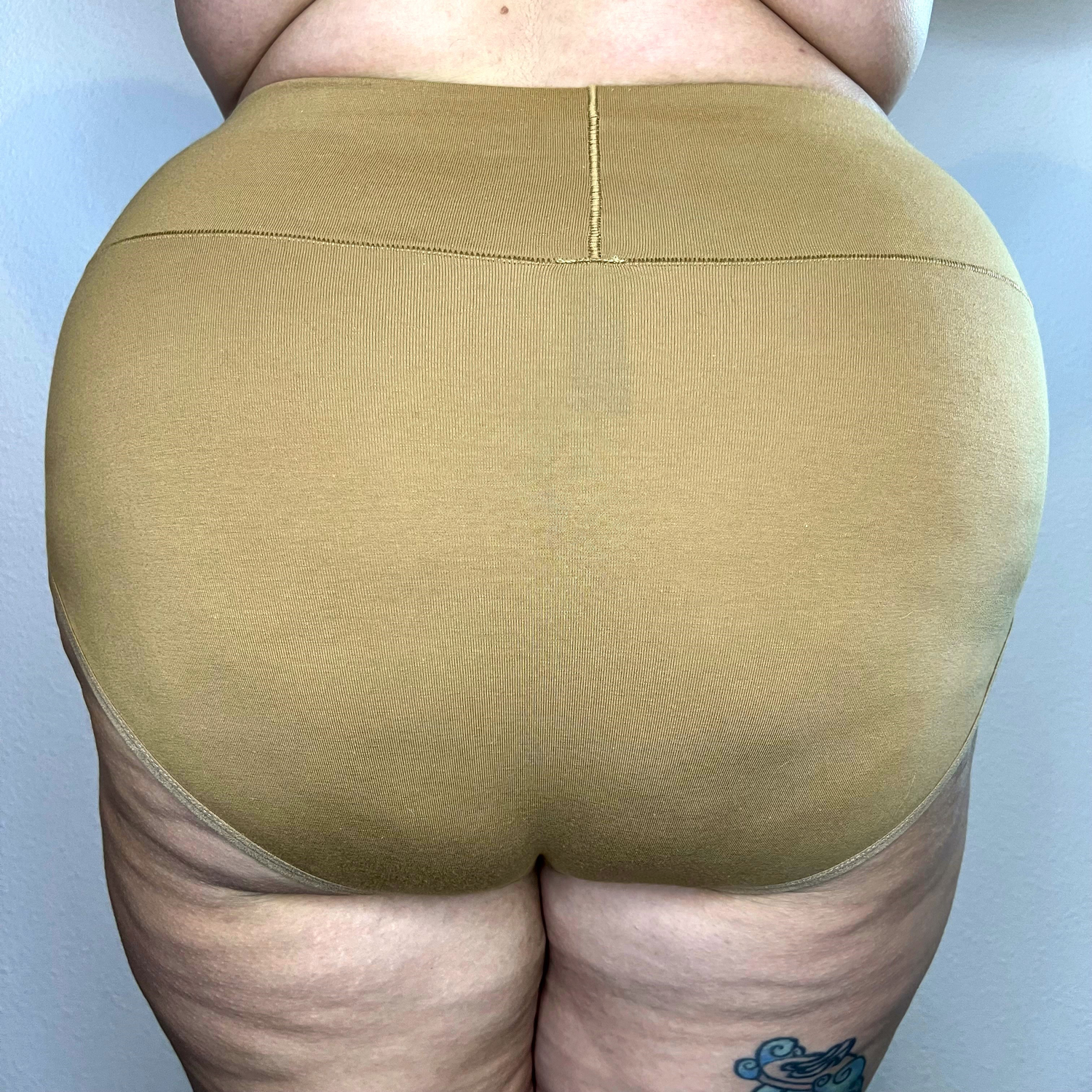Slip integrale in cotone biologico - Caramello