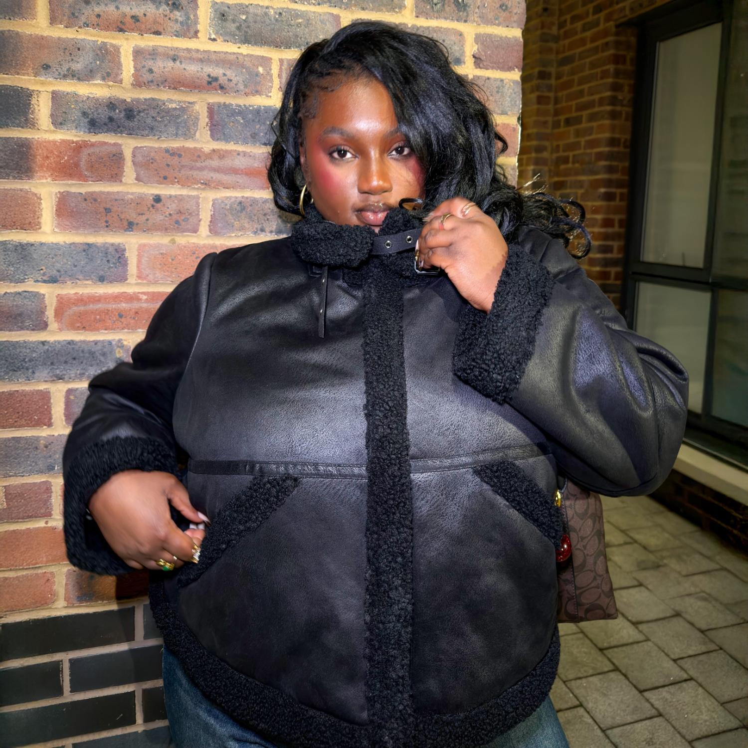 Giacca aviator Bessie - Nero