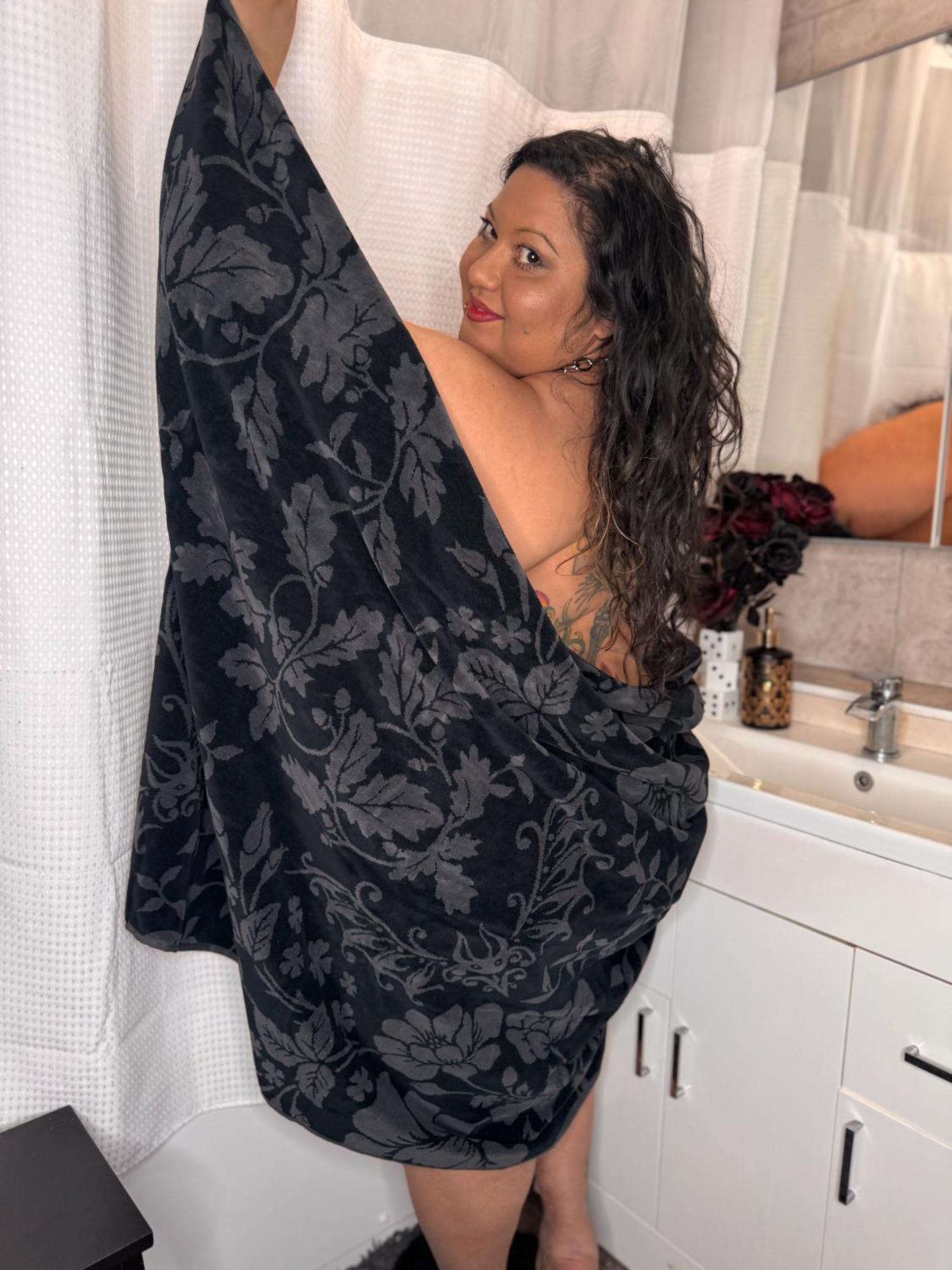 Asciugamano Plushie - Pipistrelli floreali