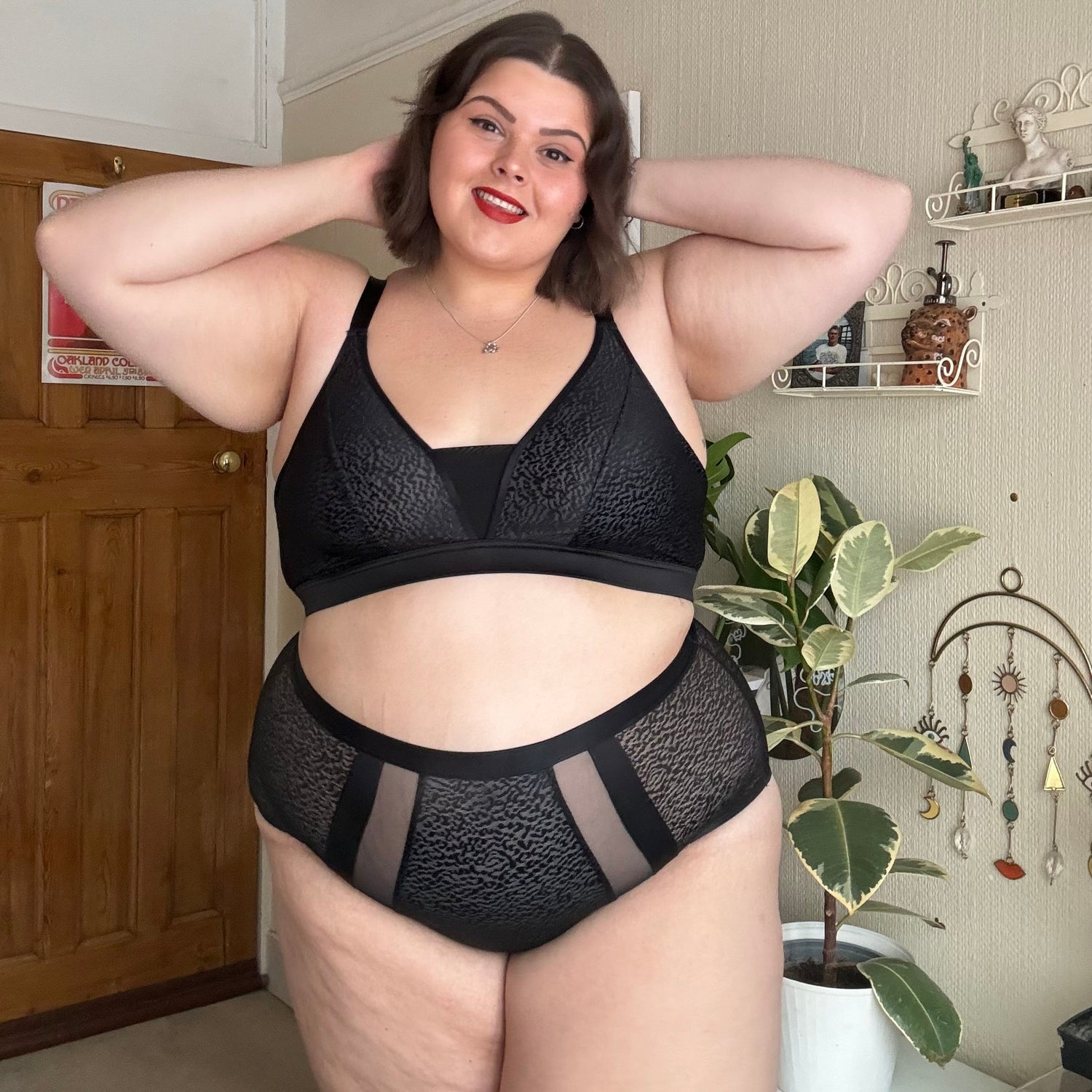 Slip integrale in cotone biologico - Leopardo