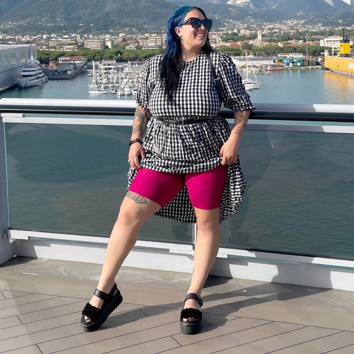 Pantaloncini Stay Cool Chub Rub - Torta di lamponi