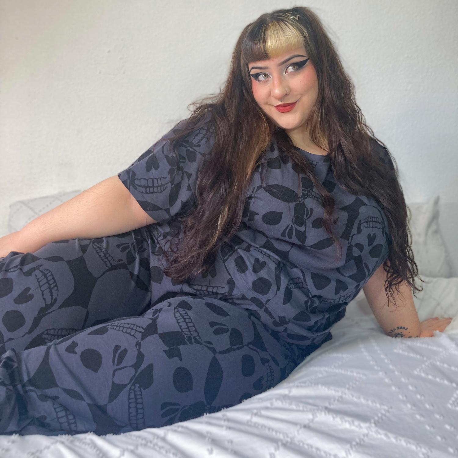 Maglietta PJ Boxy in cotone organico - Catacomb