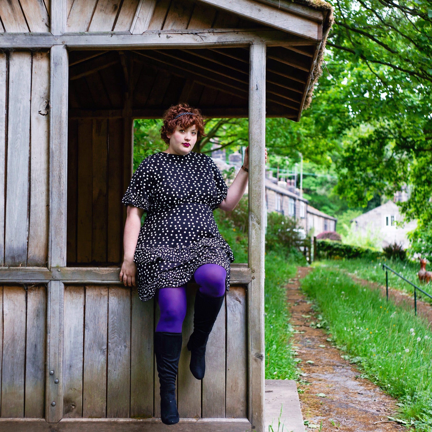 Collant 80 denari - Suffragette Purple - Snag