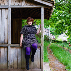 Collant 80 denari - Suffragette Purple - Snag