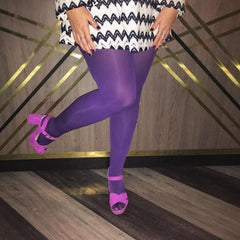 Collant 80 denari - Suffragette Purple - Snag