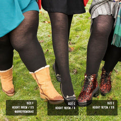 Collant - Collant in lana merino - Nero