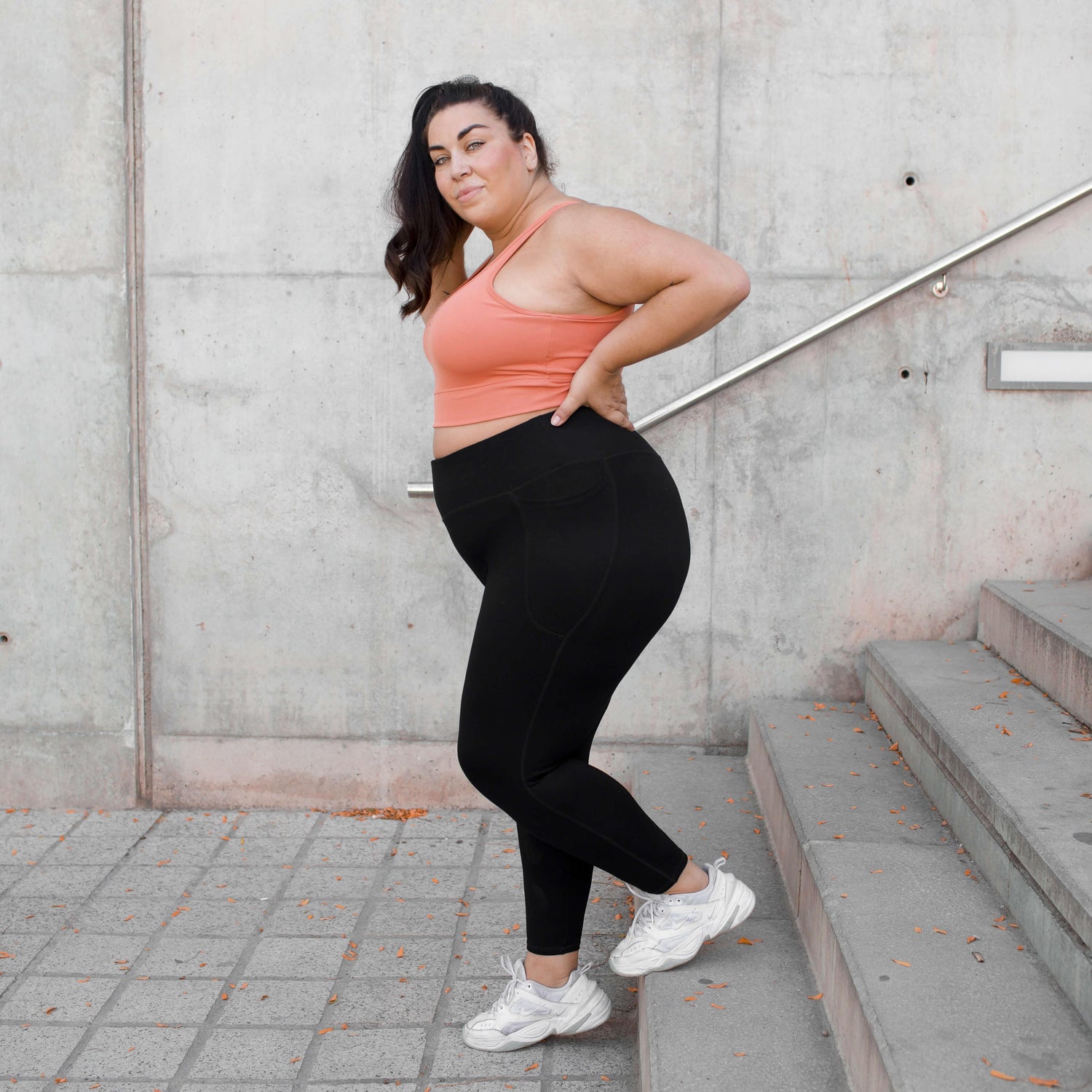 Leggings corti Squat Proof - Nero