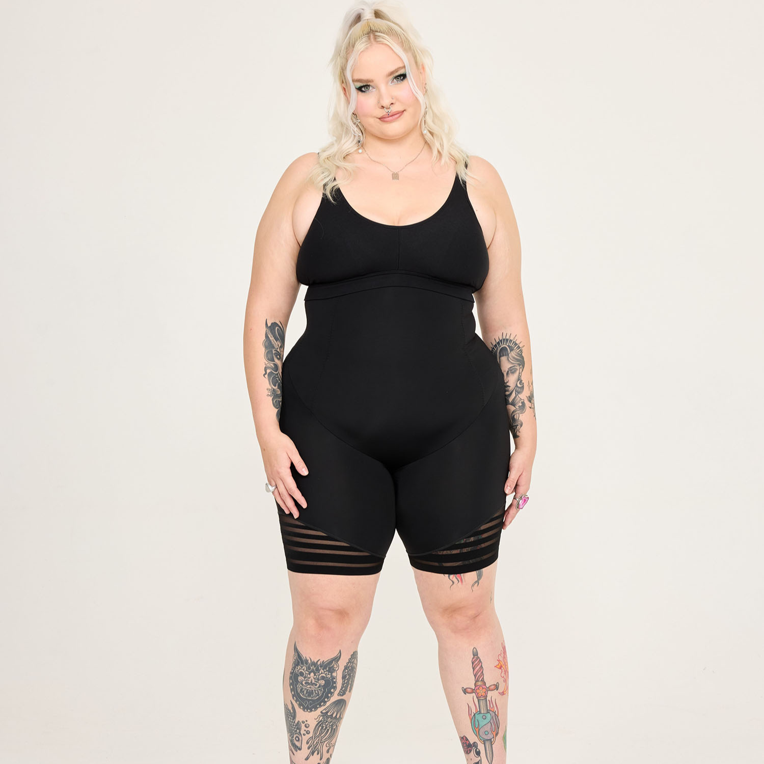 Smoothwear Super Hoge Taille Shorts - Zwart