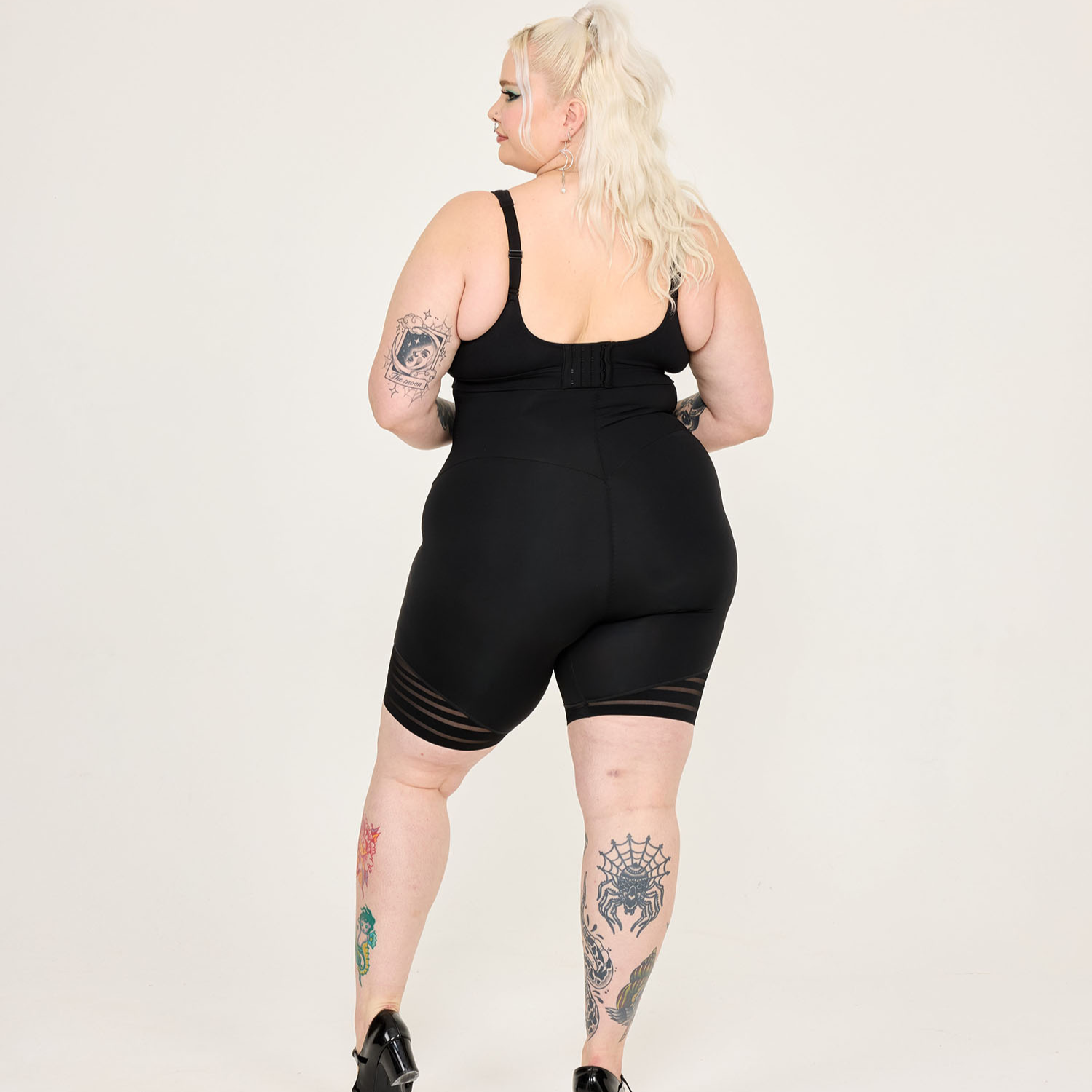 Smoothwear Super Hoge Taille Shorts - Zwart