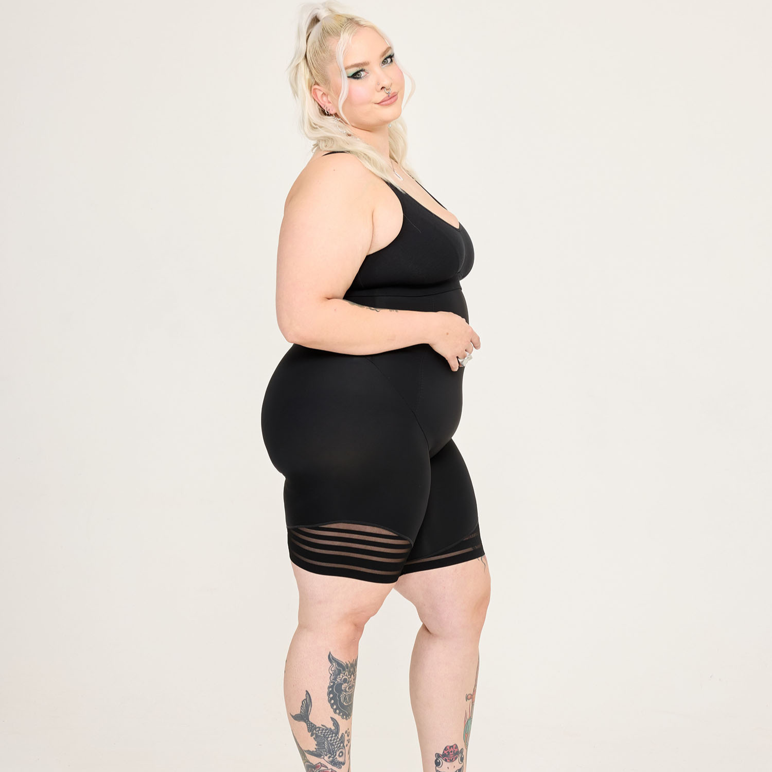 Smoothwear Super Hoge Taille Shorts - Zwart