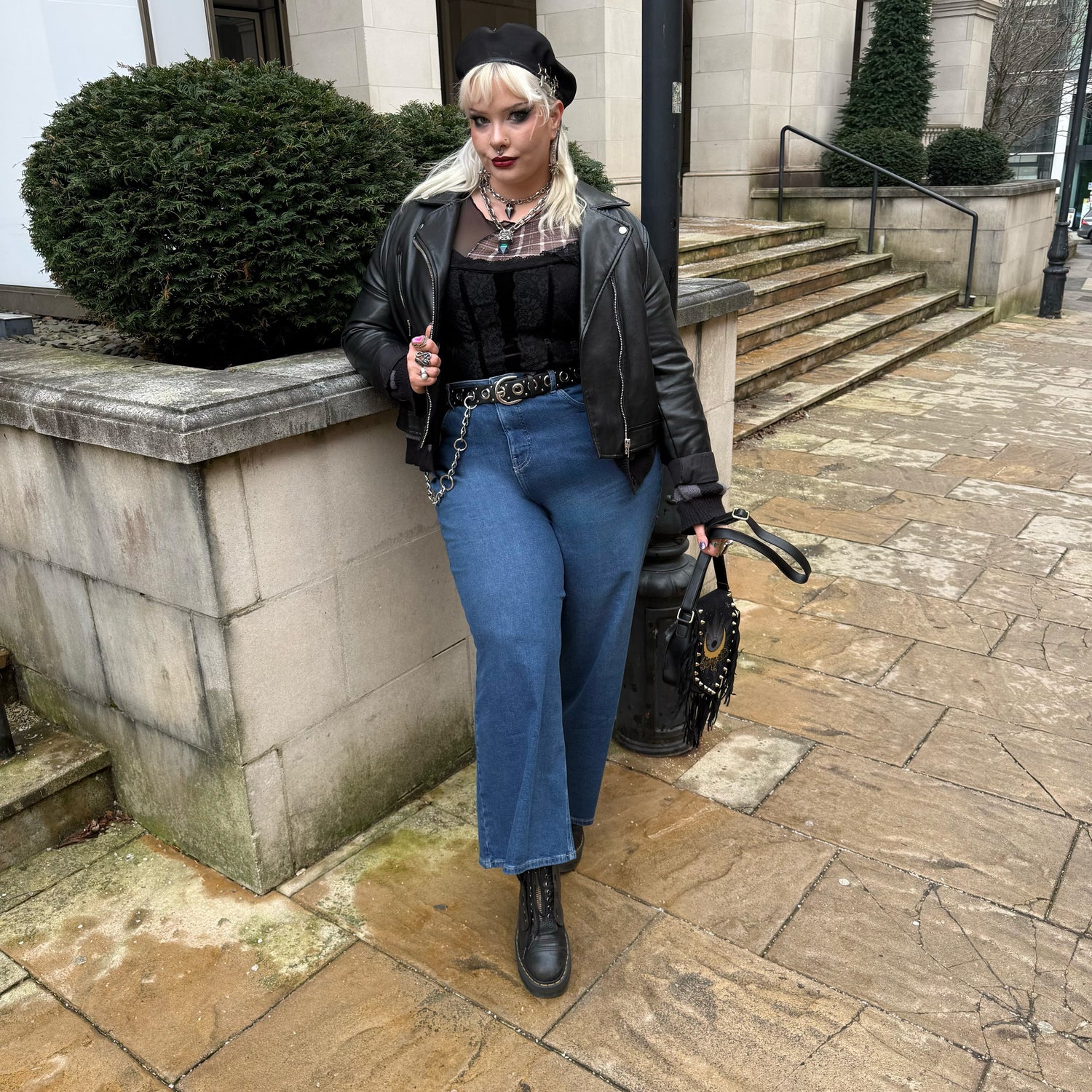 Biologische jeans met wijde pijpen - Atlantic