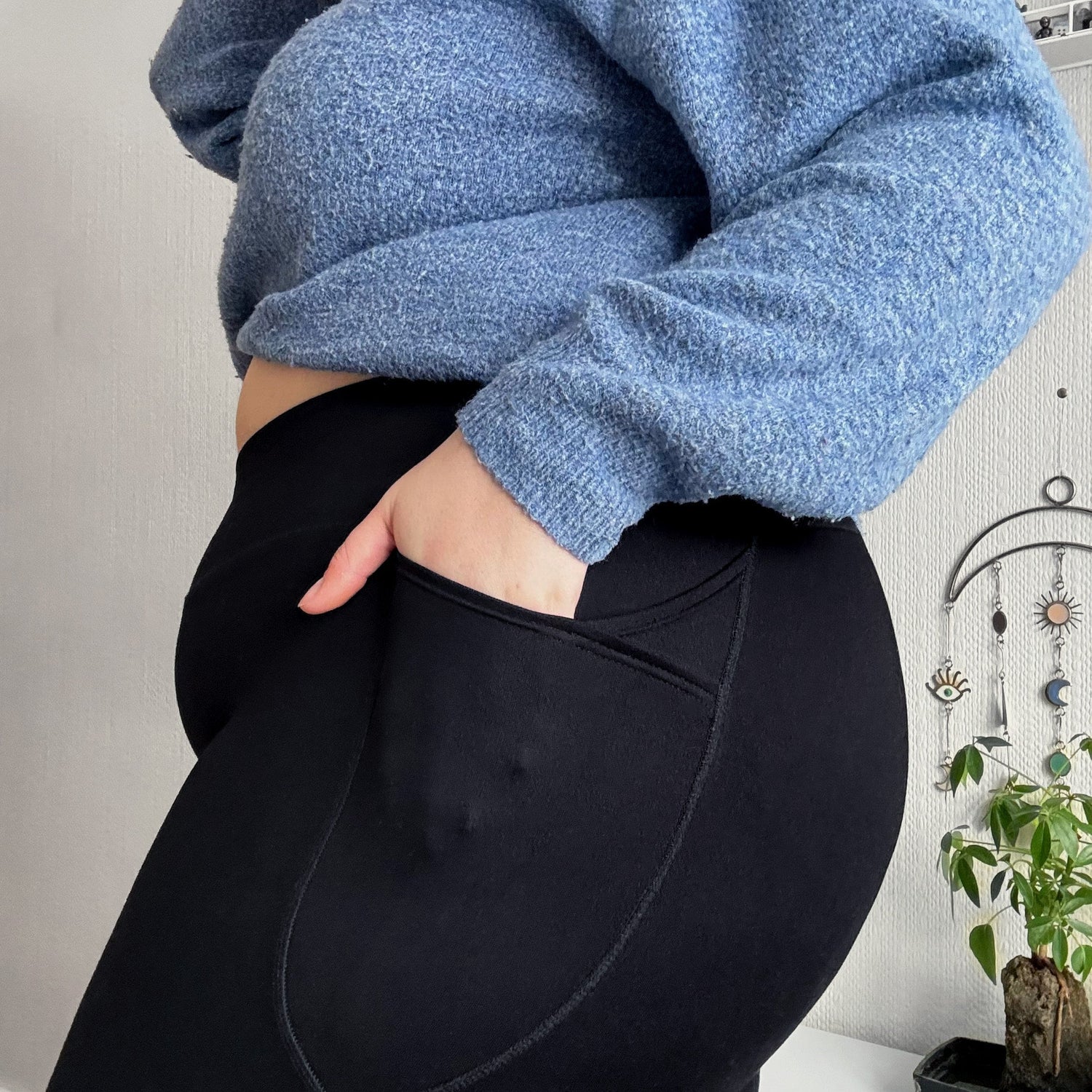 Lange Squat Proof Legging - Zwart (V2)