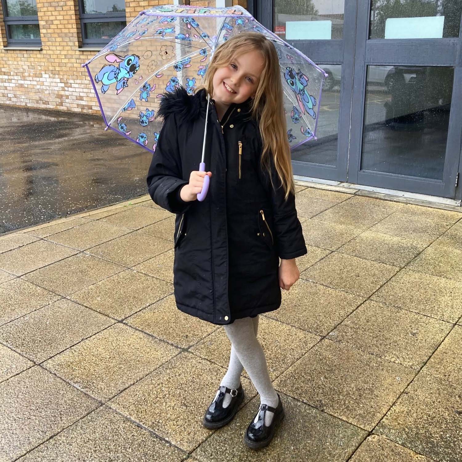 Katoenen kindermaillot - Grijs gemêleerd