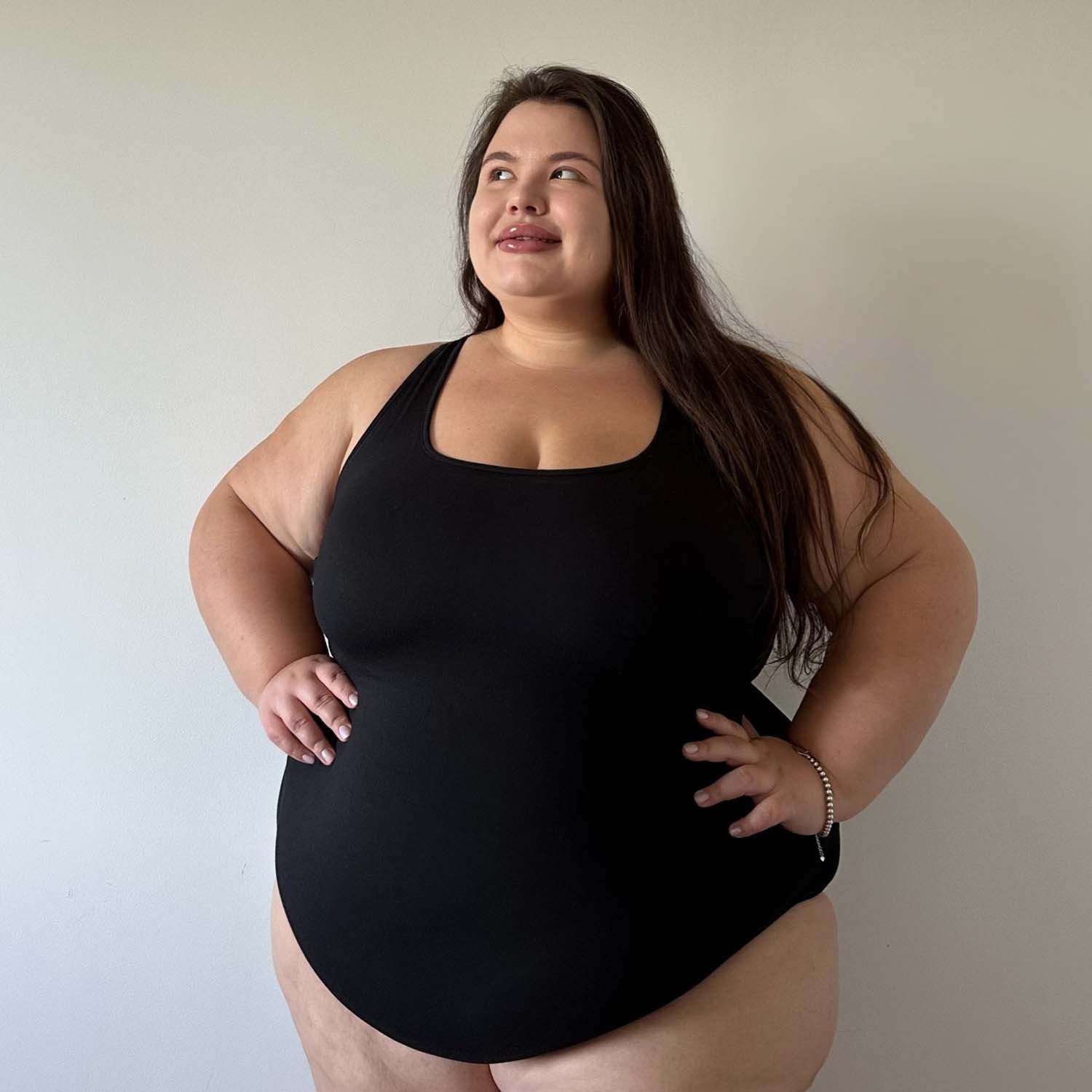 Strappy katoenen bodysuit