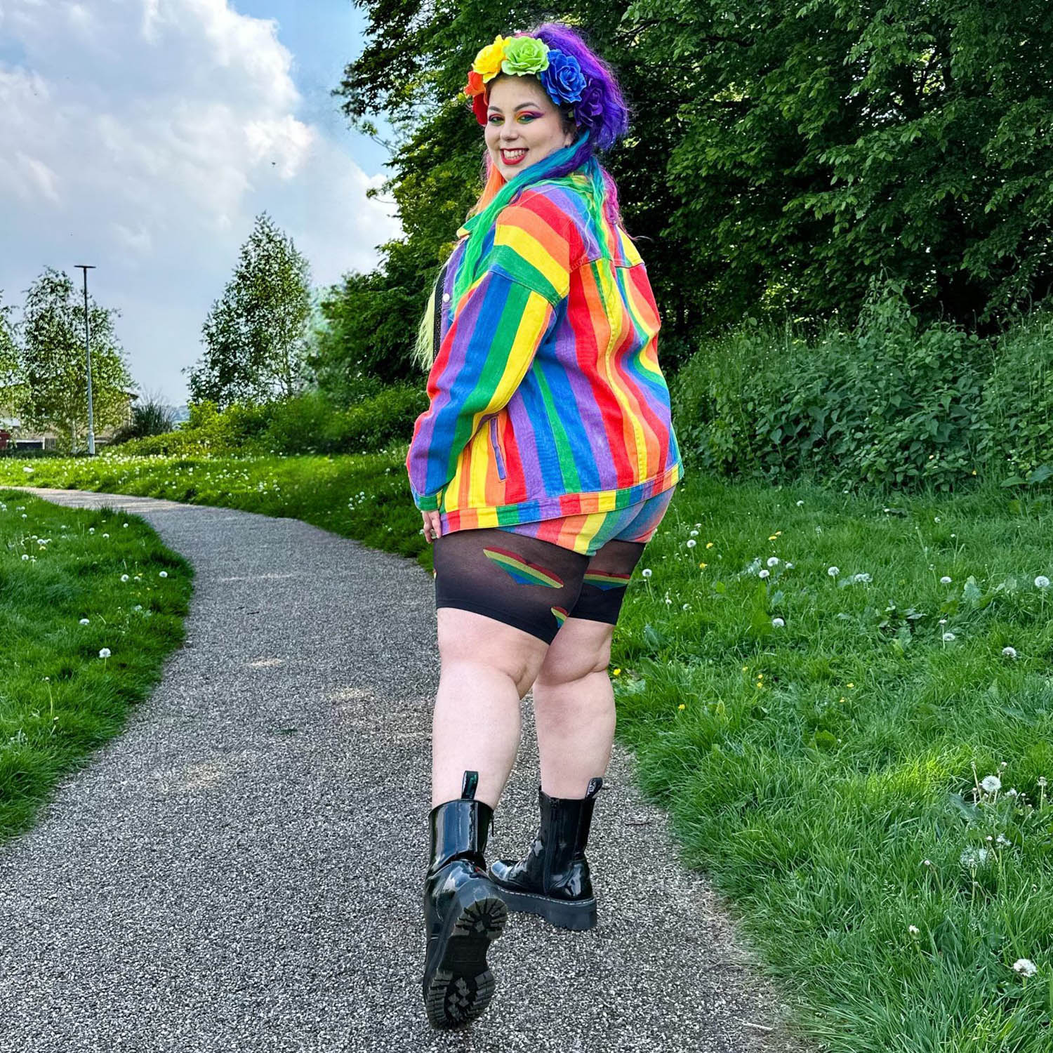 Blijf Kalm Kopvoorn Wrijven Shorts - Pride Love Is Love