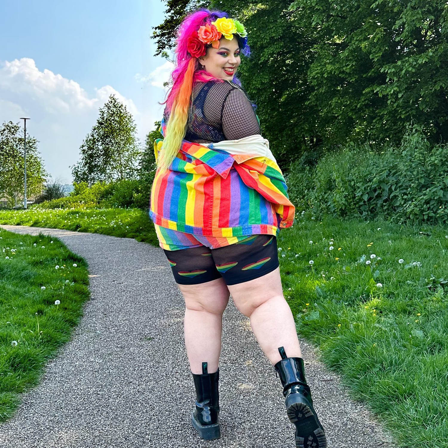 Blijf Kalm Kopvoorn Wrijven Shorts - Pride Love Is Love