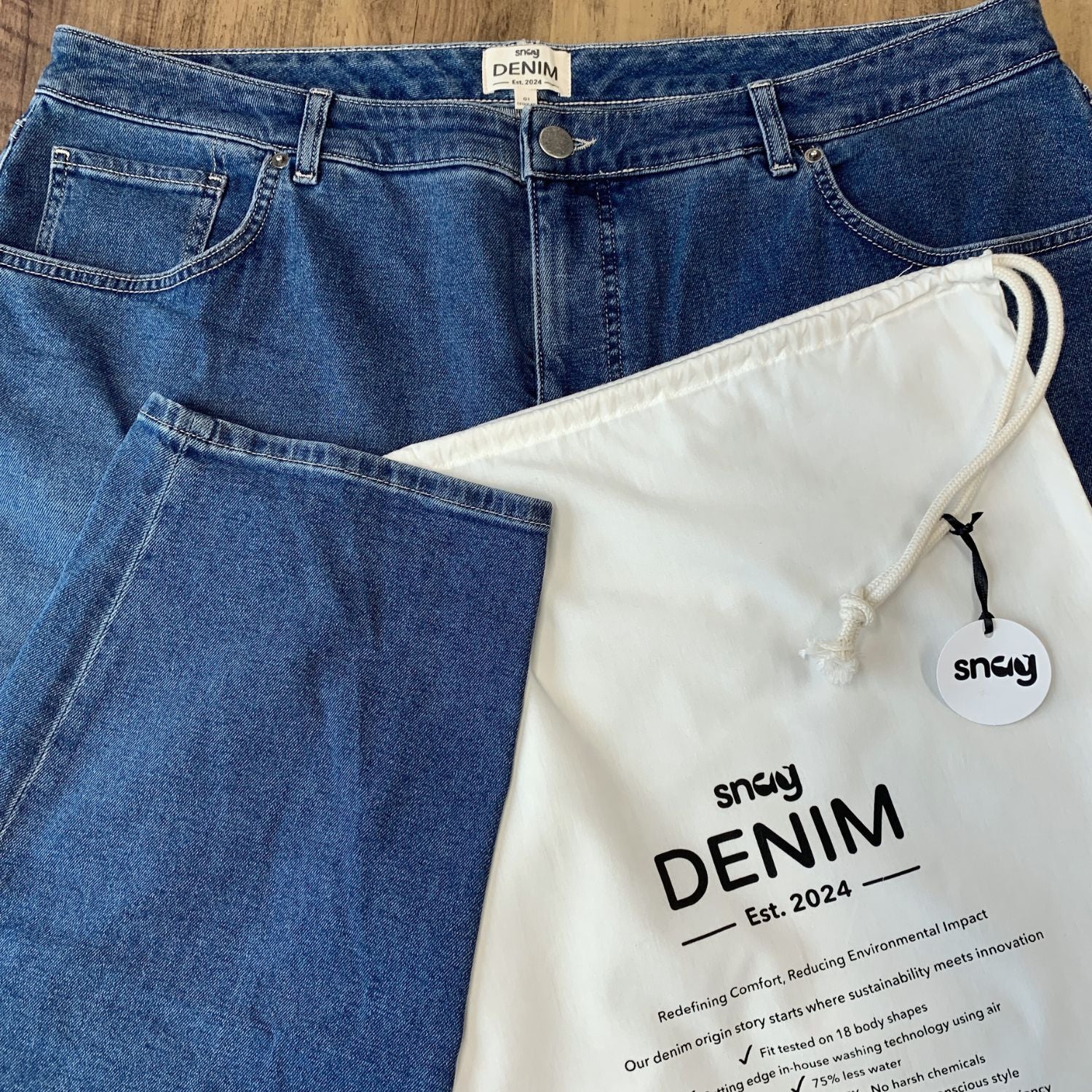 Organische Mamma Jeans - Atlantic