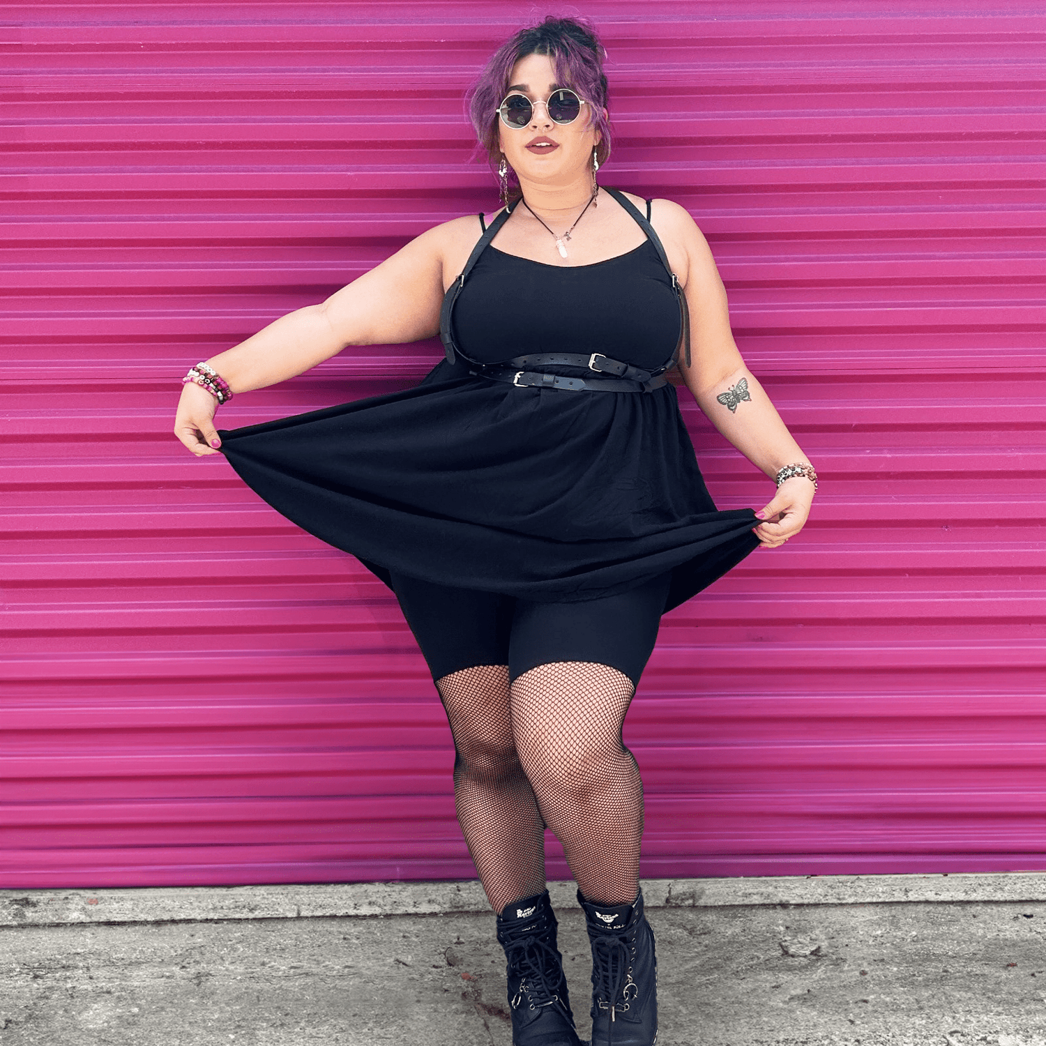 Thighs the Limit Visnetten - Zwart