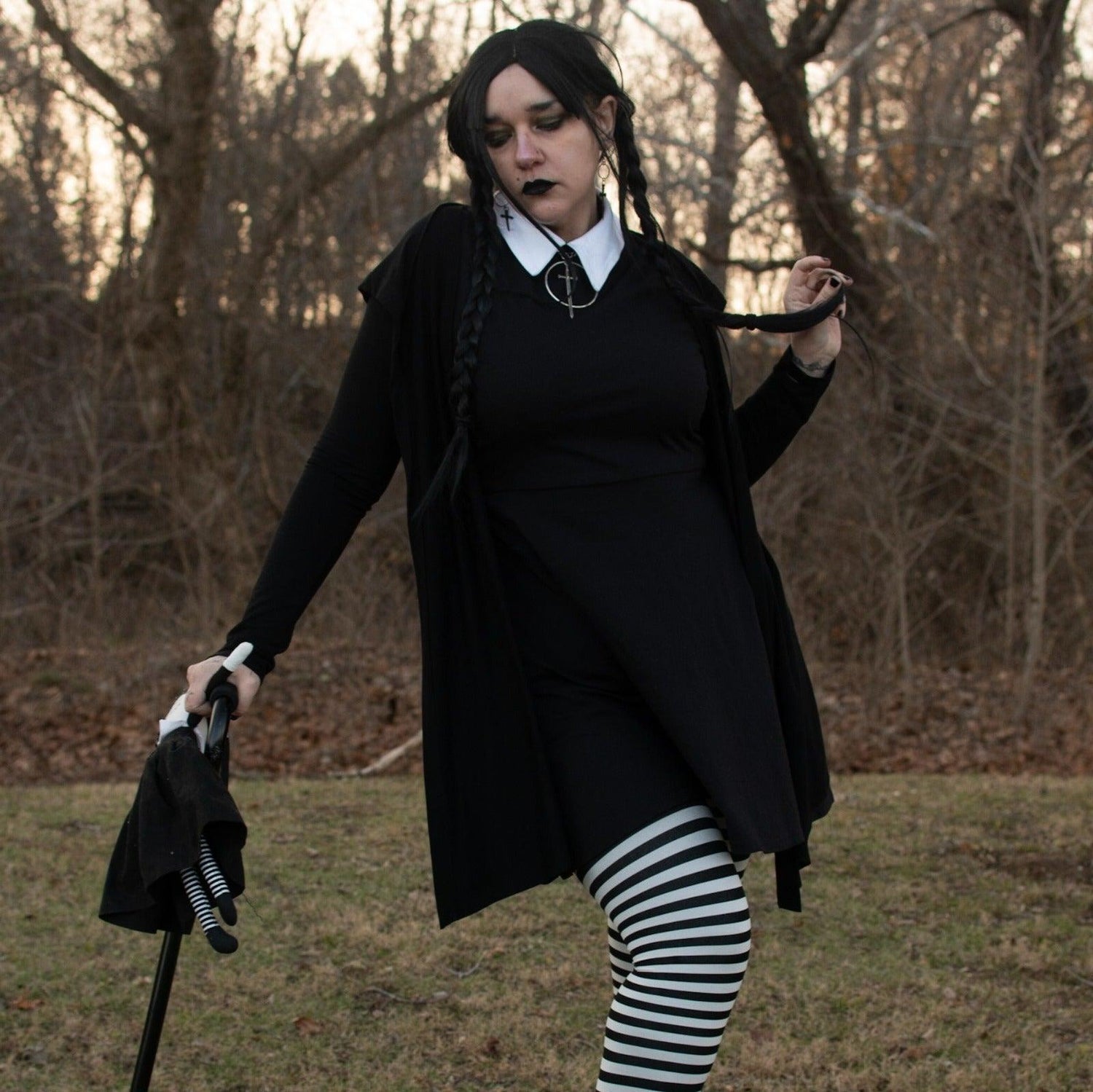 Gestreepte Panty's - Witch
