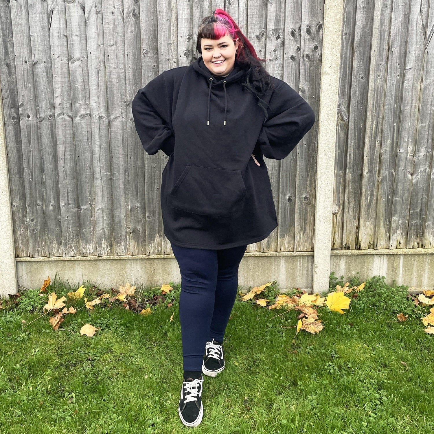 Organic katoenen lange hoodie