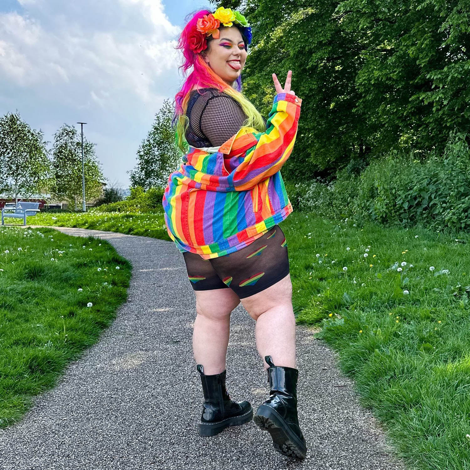 Spodenki Stay Cool Chub Rub - Pride Love Is Love