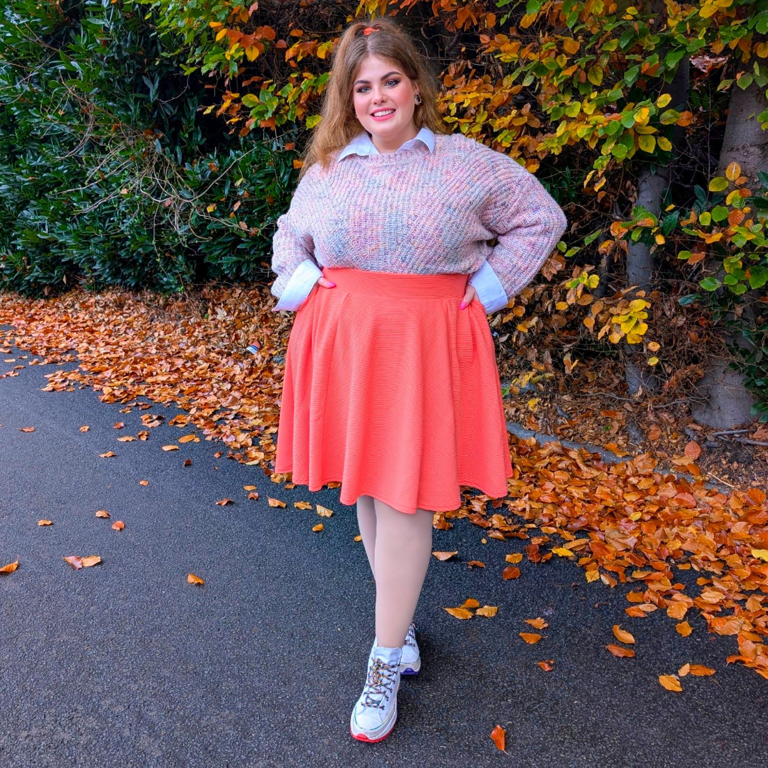 Spódnica Ottoman Flare - Spiced Coral