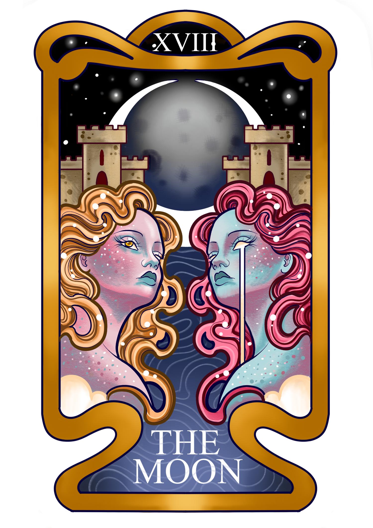 Koszulka dziecięca Major Arcana - XVIII Księżyc