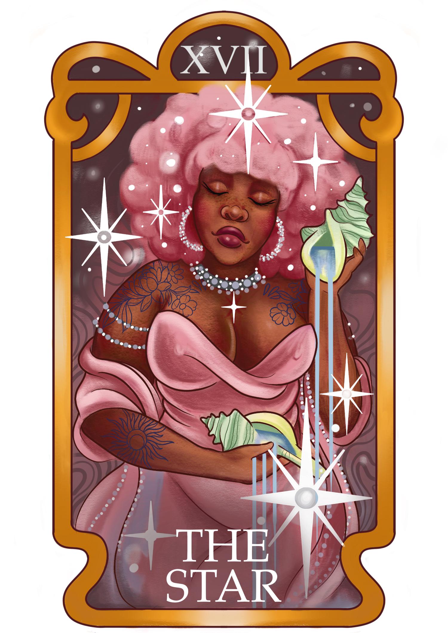 Koszulka unisex Major Arcana - XVII Gwiazda