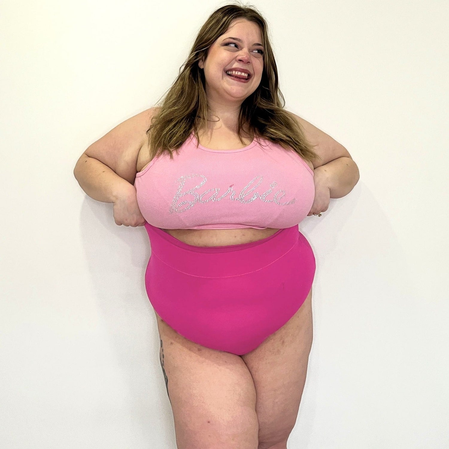 Cuecas de cintura super alta em algodão orgânico - Barbara