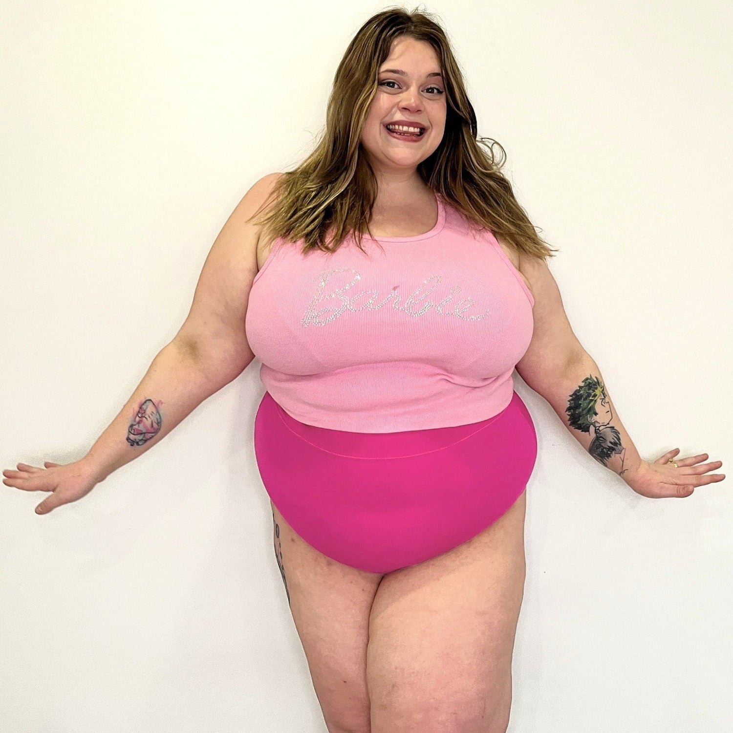 Cuecas de cintura super alta em algodão orgânico - Barbara