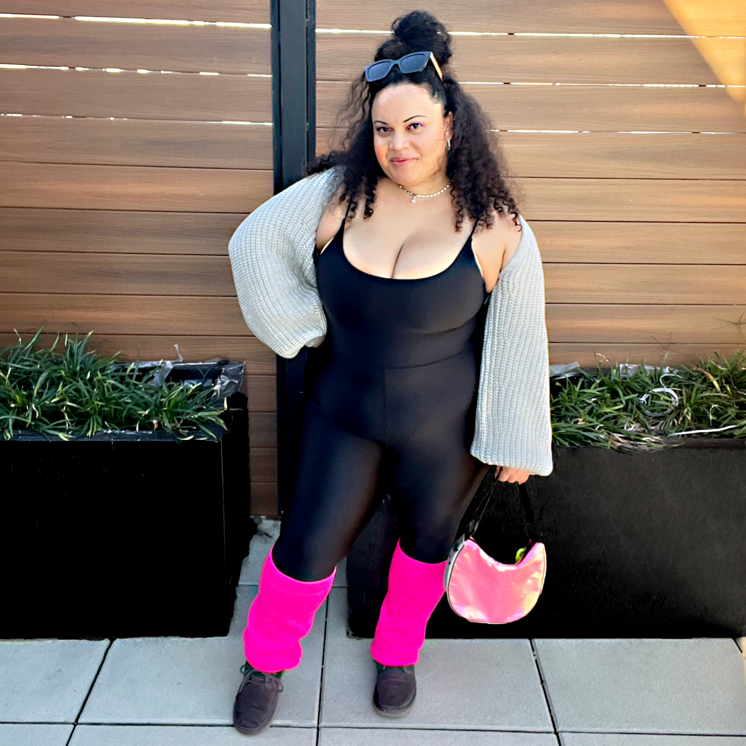 Leg Warmers - Rosa néon