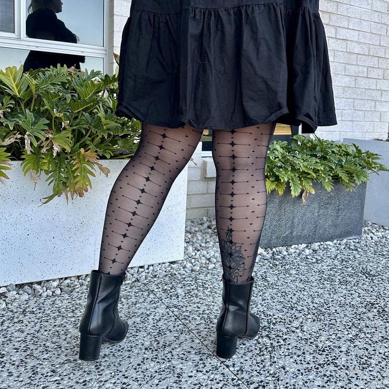 Collants com padrão - Conjunto mistério de 3 pares