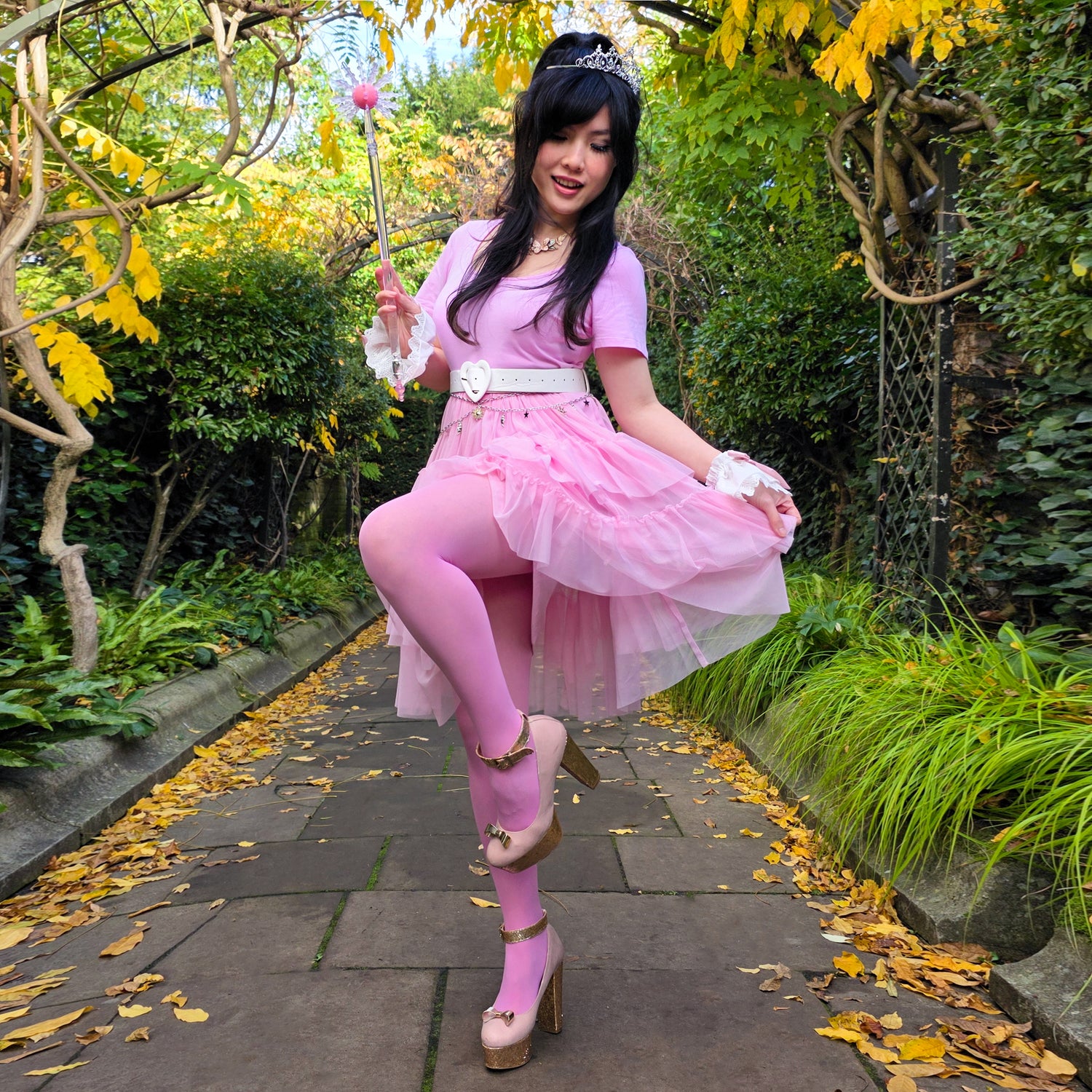 Collants transparentes 30 Denier - Dragon Fruit