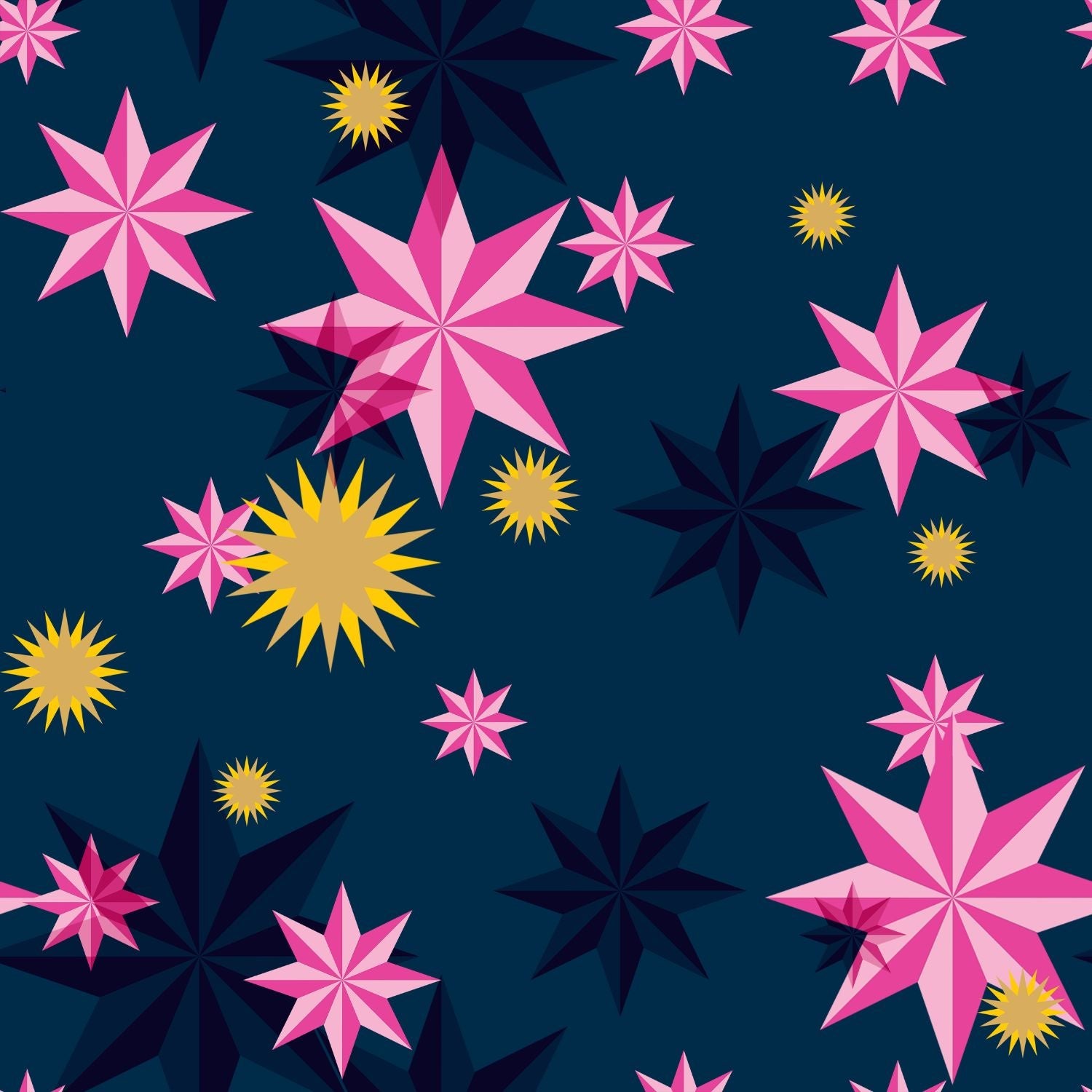 Calções de pijama de algodão orgânico - Estrelas