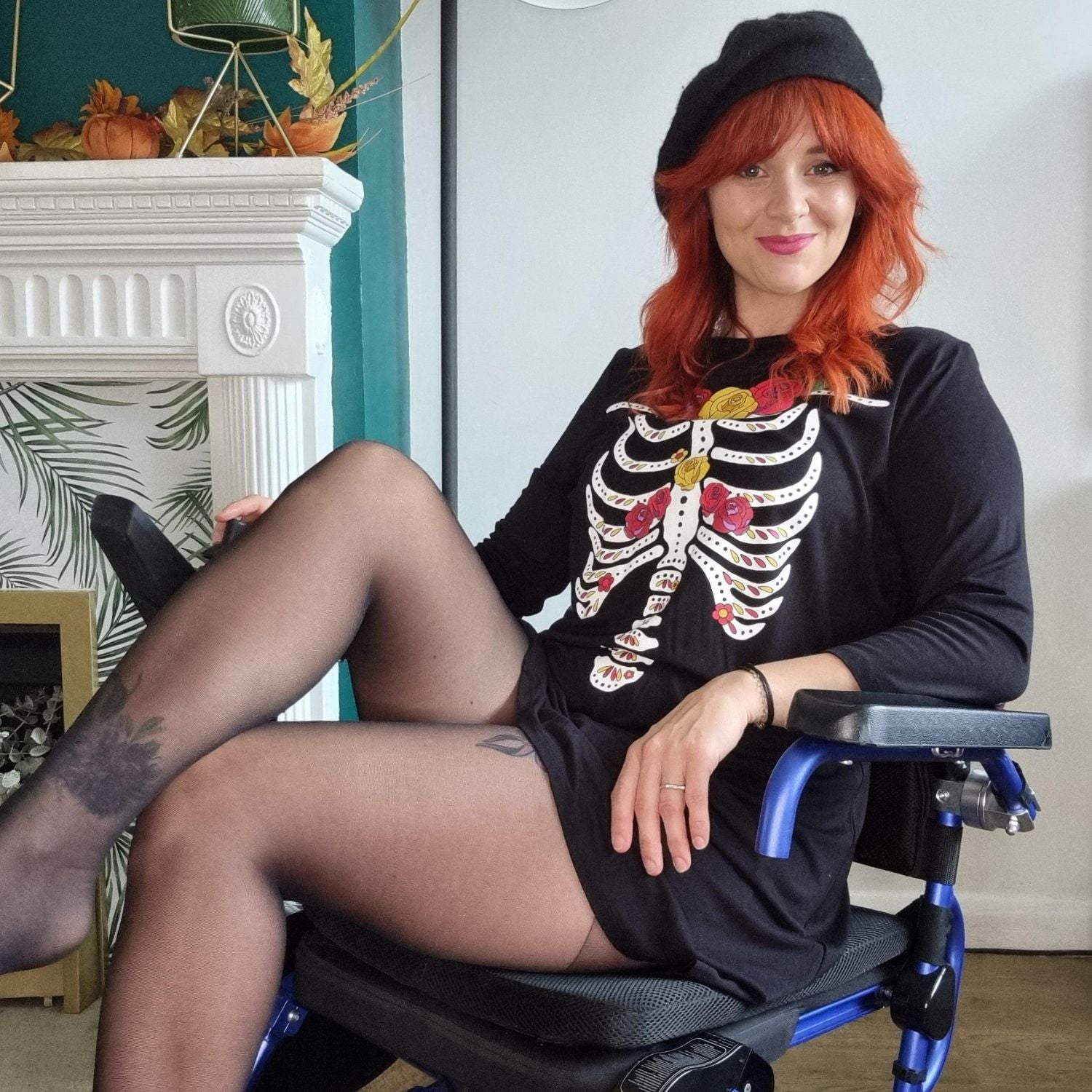 30 Denier skira strumpbyxor - Liquorice