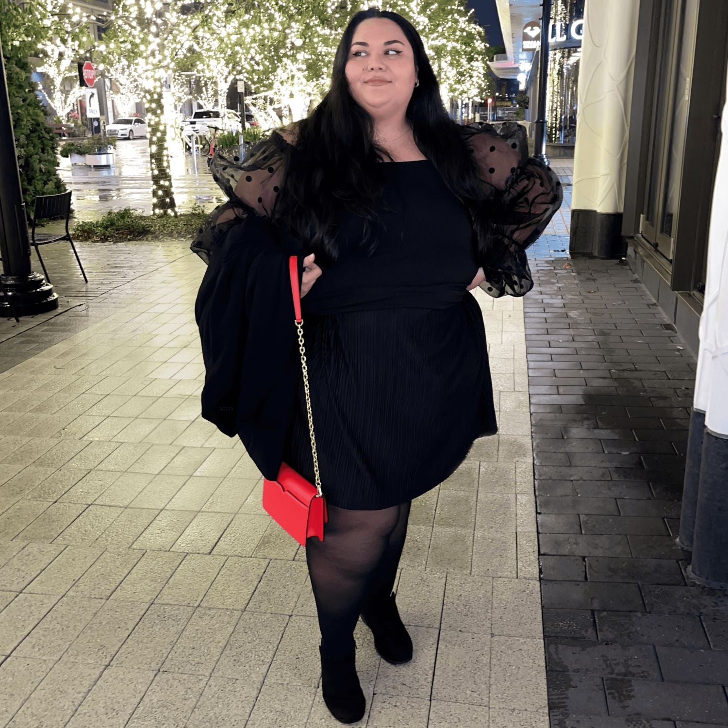 30 Denier skira strumpbyxor - Liquorice