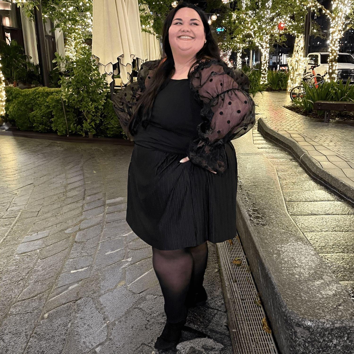 30 Denier skira strumpbyxor - Liquorice