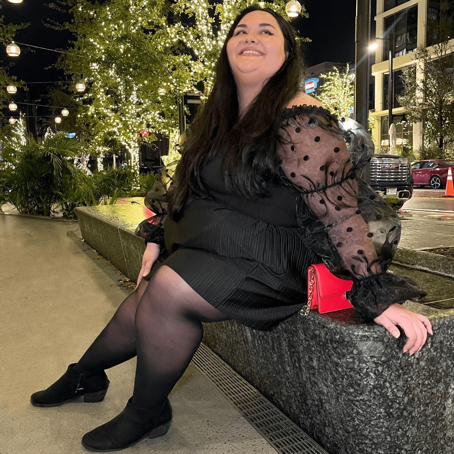 30 Denier skira strumpbyxor - Liquorice