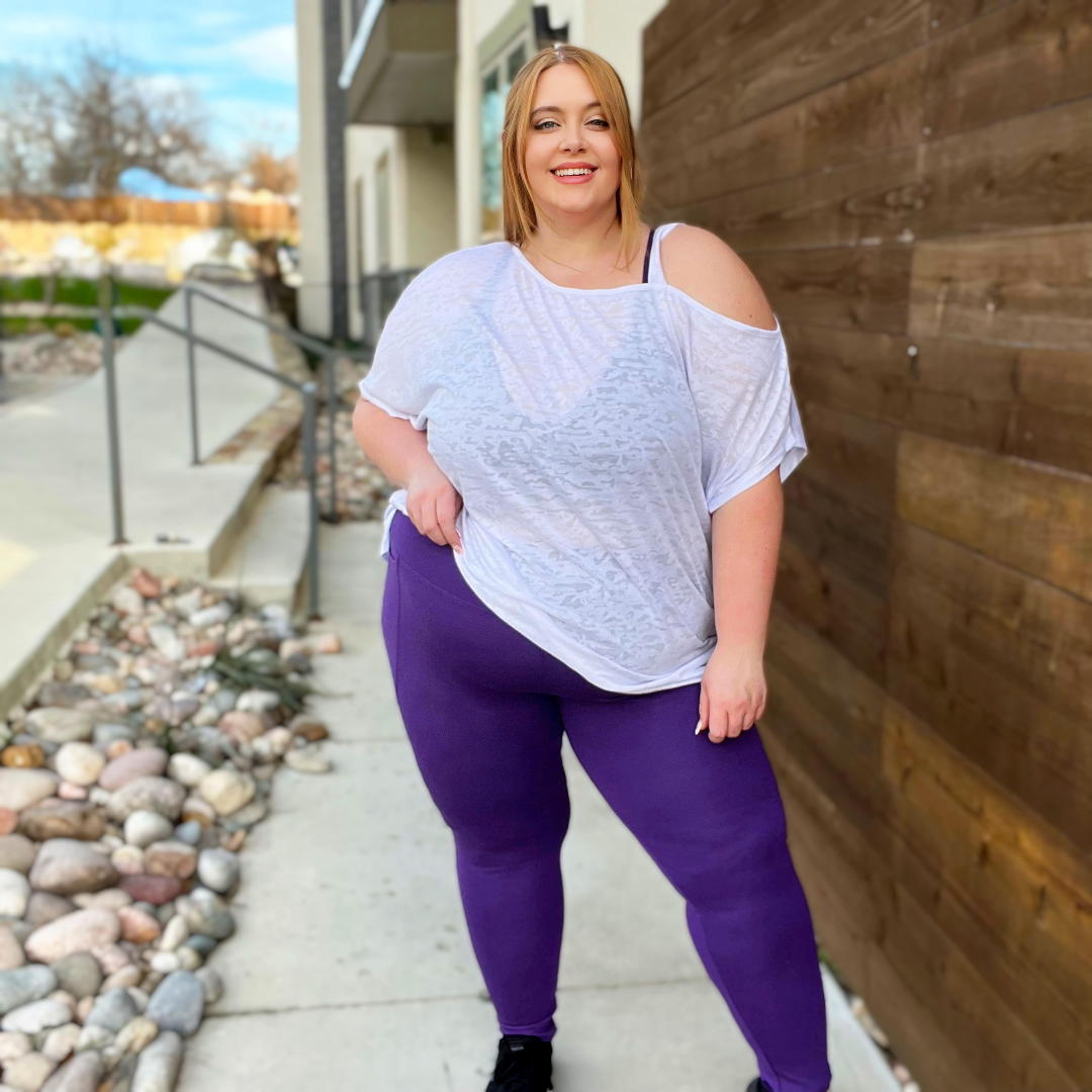 Debbie Off Shoulder Tee - Vit