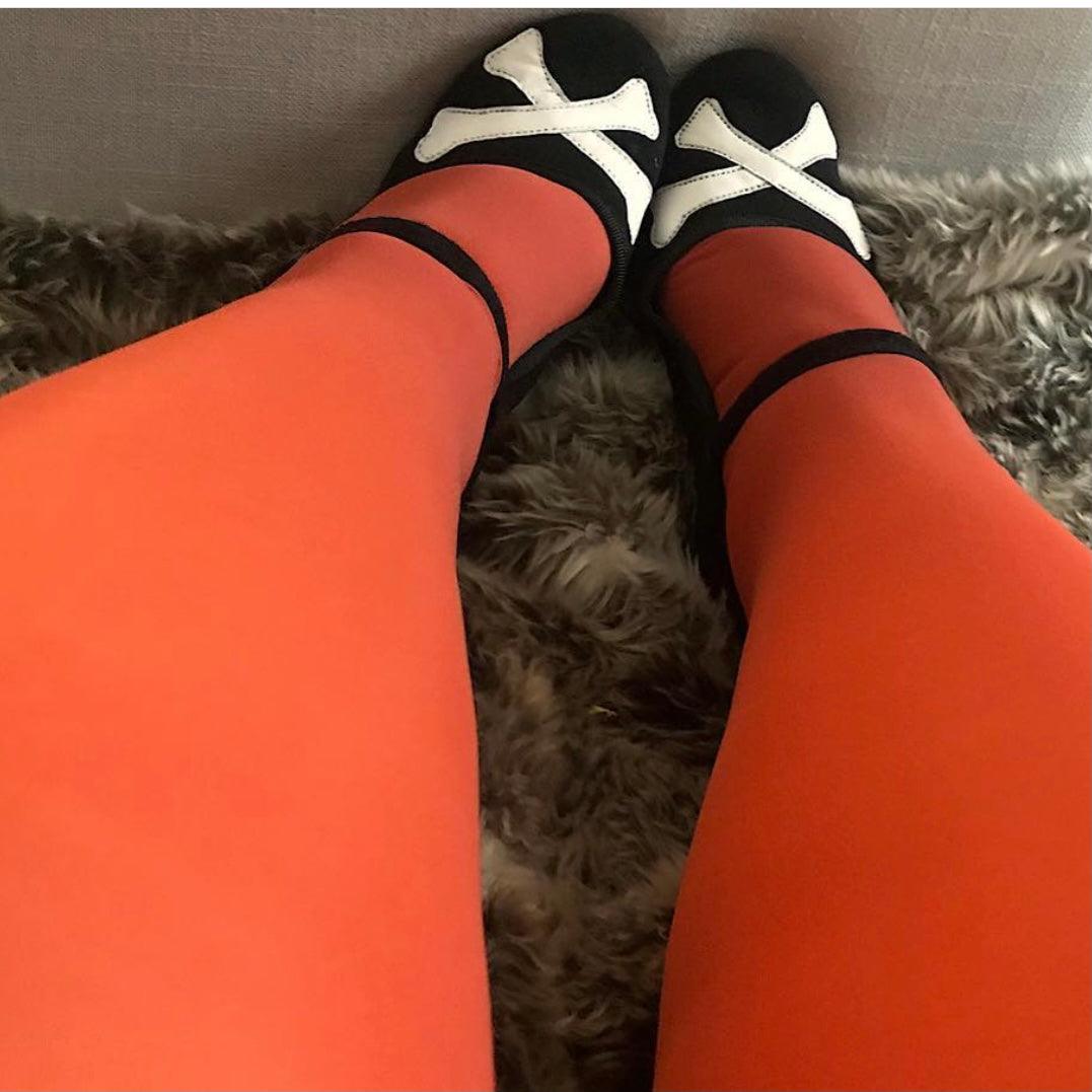 80 Denier-strumpbyxor - Pumpkin Spice