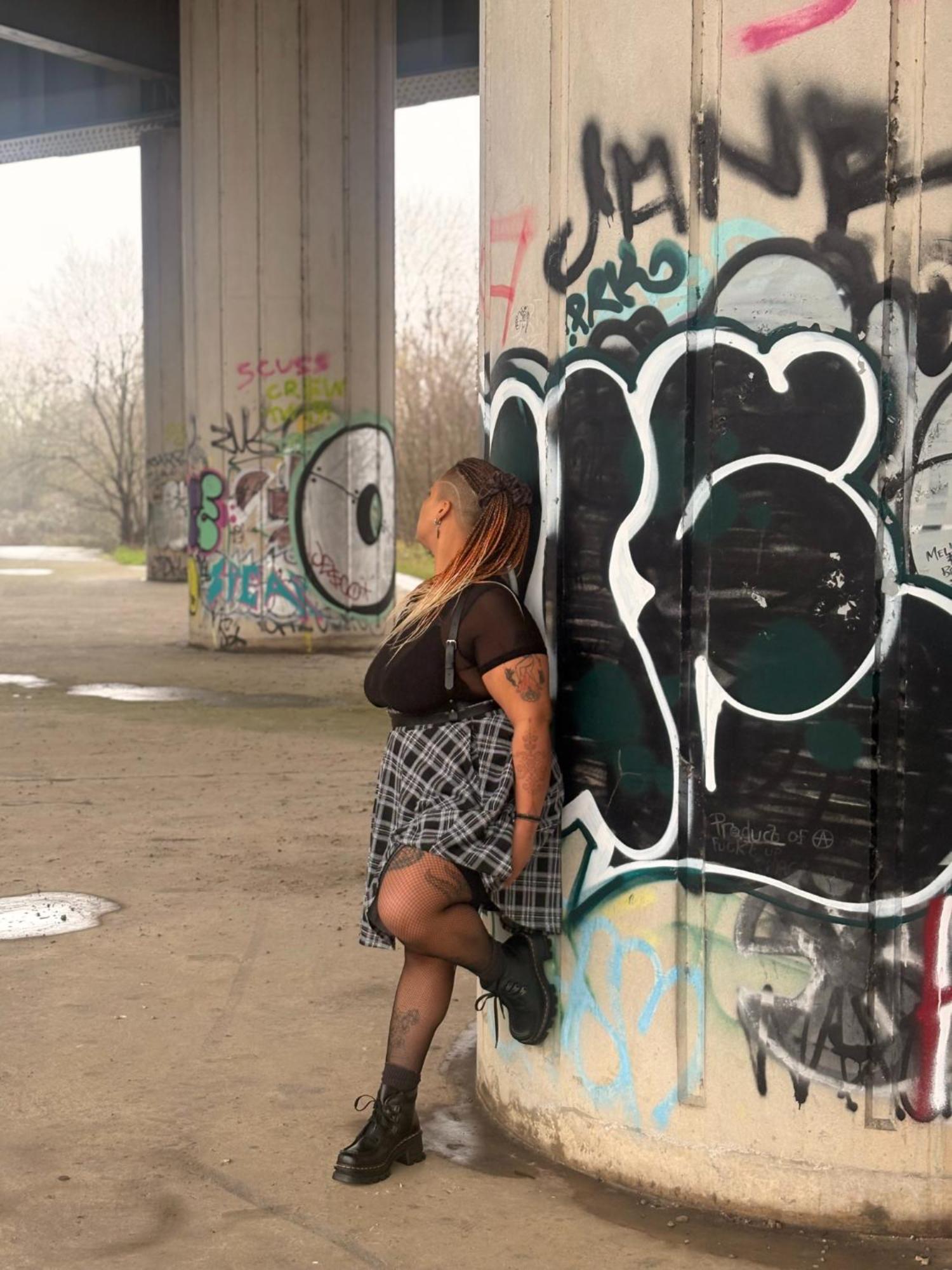 Rutig utställd kjol – Cairn