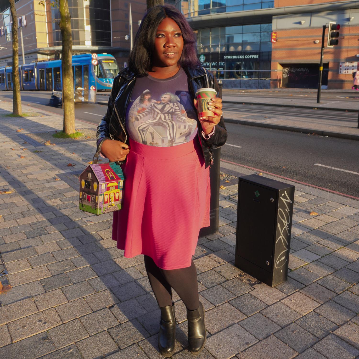 Flare kjol för ottoman - Barbara