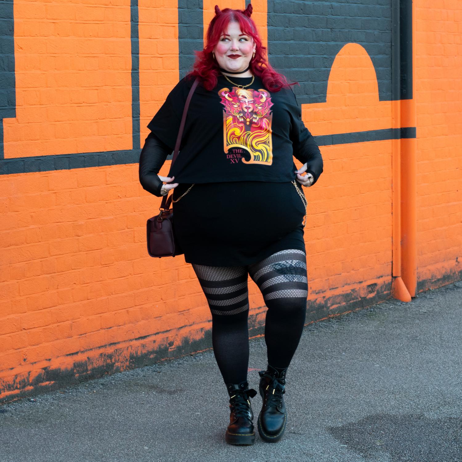 Major Arcana Boxy Tee - XV Djävulen